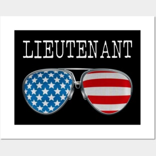 USA PILOT GLASSES LIEUTENANT Posters and Art